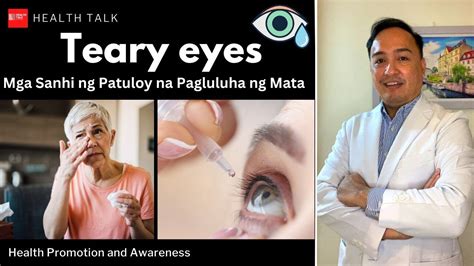 Pagluluha ng mga mata .